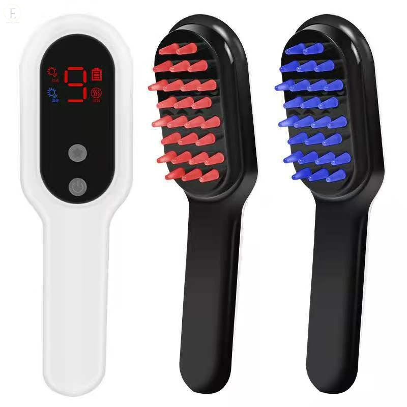 EeimGlowComb - Elektrische hoofdmassager met lichttherapie voor haargroei