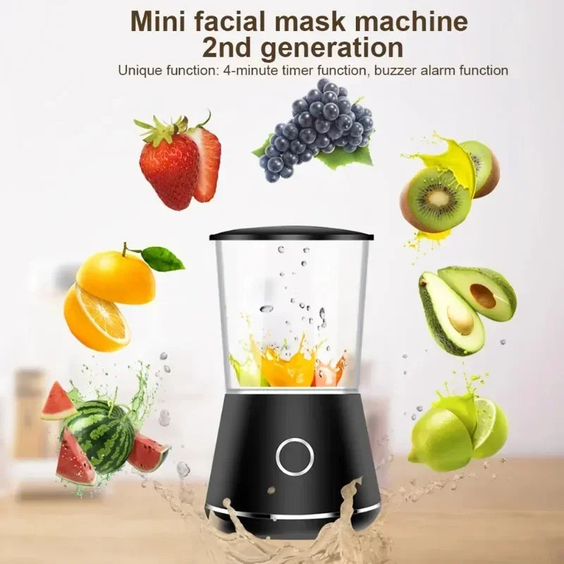 Compacte gezichtsmasker maker voor ultieme gezichtsreiniging