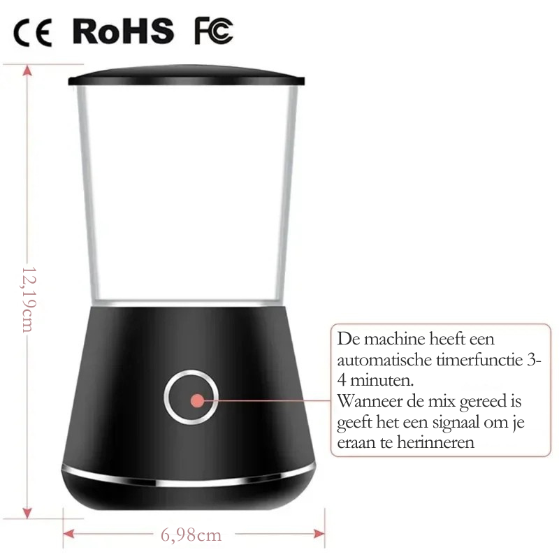 Compacte gezichtsmasker maker voor ultieme gezichtsreiniging