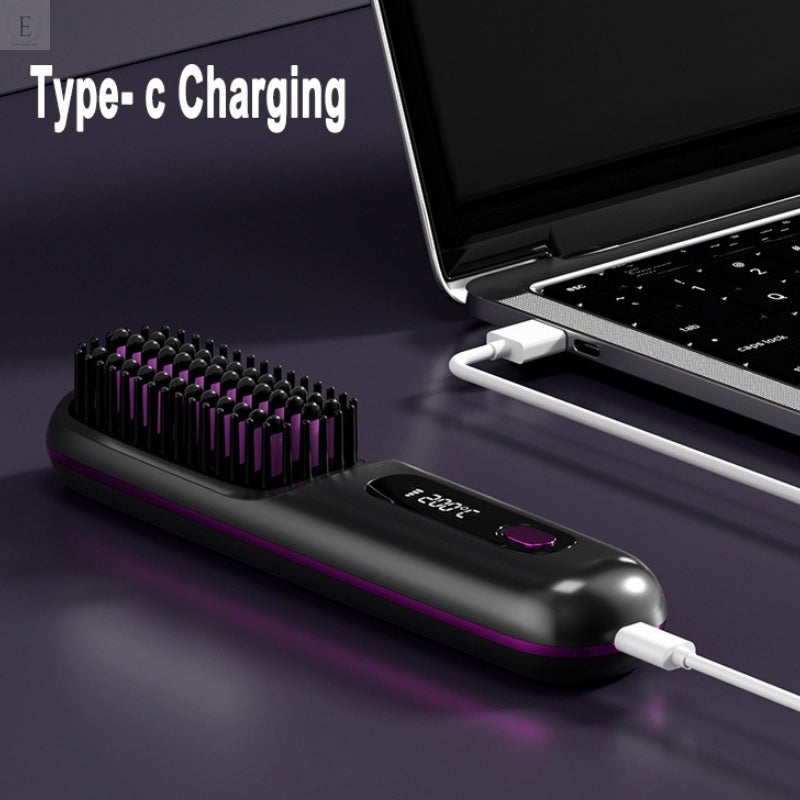 Lisselle  2-in-1 USB Haarborstel